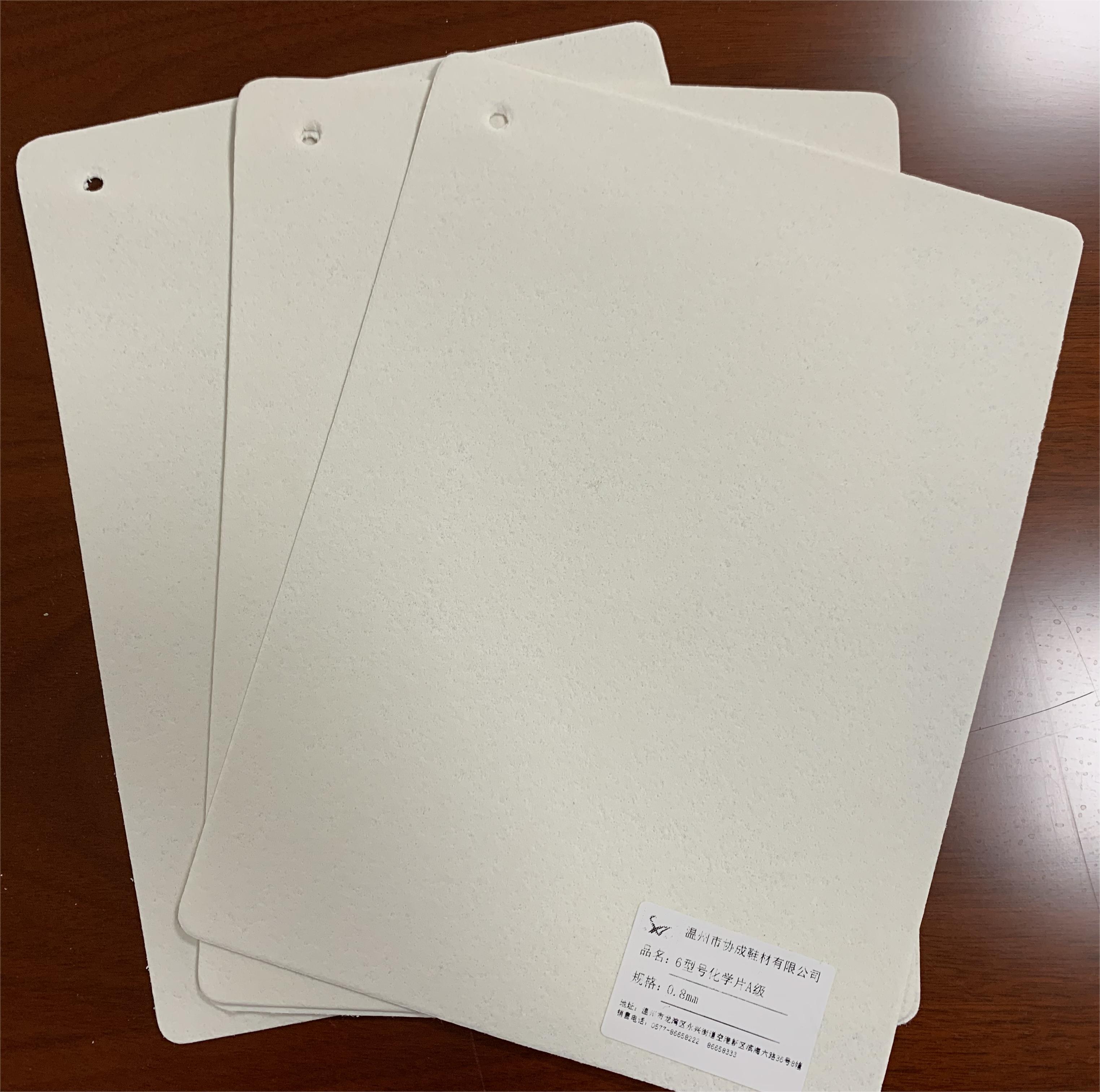 Type 6 chemical sheet  A